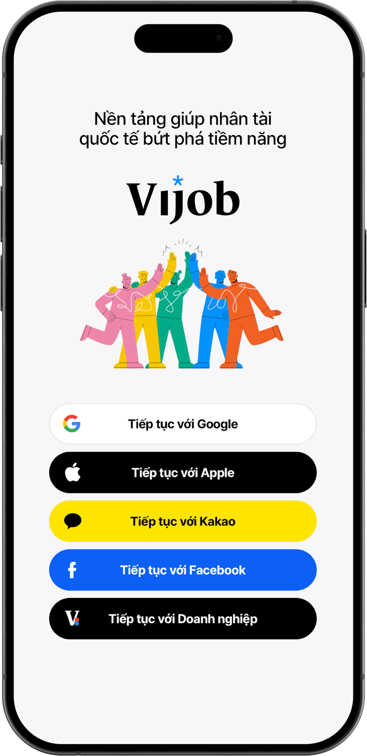 Vijob app screenshot